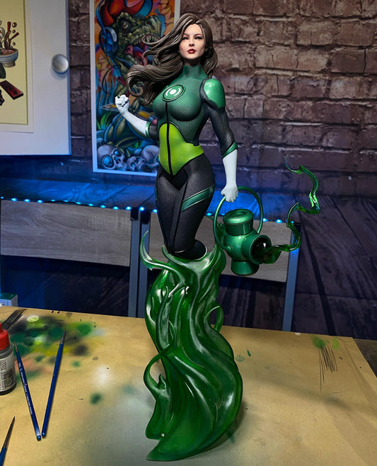 Prime Earth DC Batman Jessica Cruz Figürü Green Lantern Figürü Büyük Boy 25CM