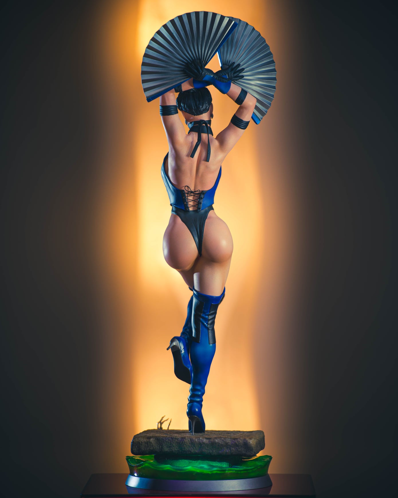 Mortal Kombat Kitana Figur Mortal Kombat Kitana Savage Objekt Groß 25CM