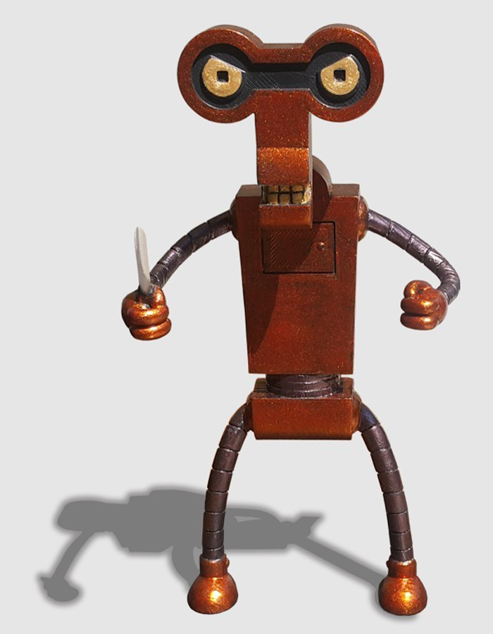 Futurama Roberto Figur bemalt 15cm