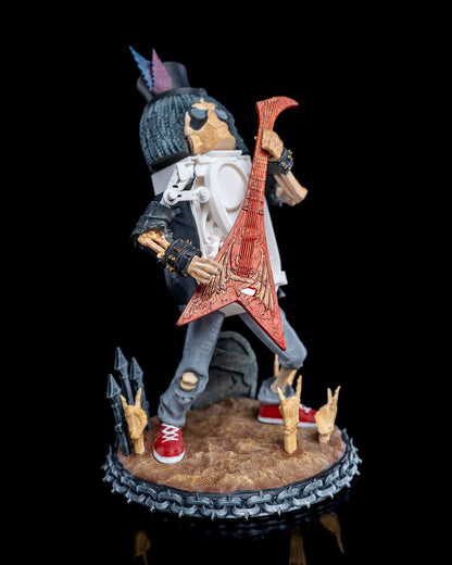 Mechaniker - Geschlitzte bemalte Figur 15 Cm