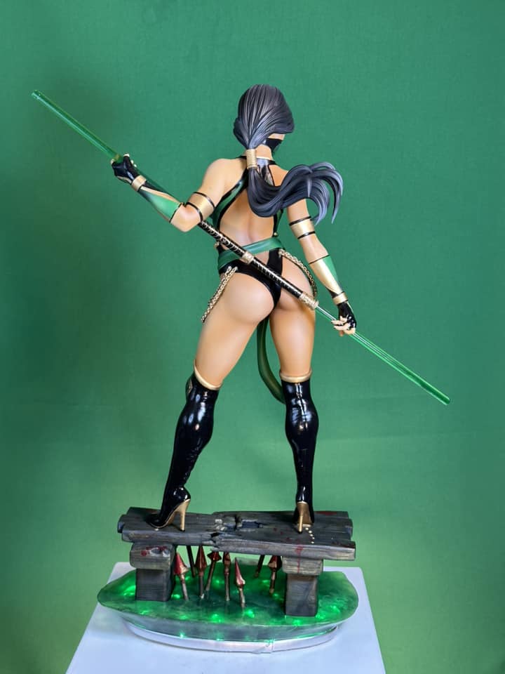 Mortal Kombat Jade Figur Mortal Kombat Jade Objekt Groß 25CM