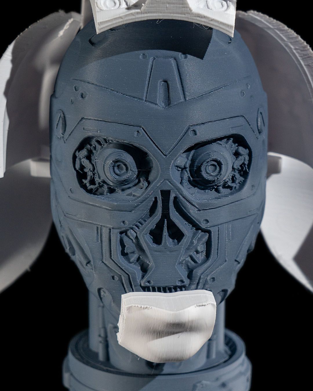 Weltraum-Ära Roboter-Anatomie-Büste, zerlegt, 15cm
