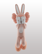 Kaws Bunny Figur Kaws Hasenfigur Bemalt Groß 20CM