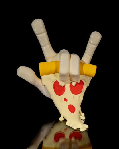 Ninja Turtles Pizzastück bemalte Figur italienische Pizza Desktop-Dekoration O