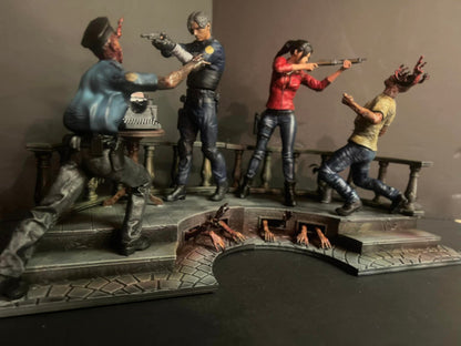 Resident Evil 2 Leon und Claire Figur Resident Evil Leon Objekt RE2 Claire Figur 25