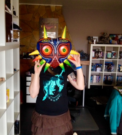 Halloween Legend of Zelda Majora's Maske Cosplay Maske Tragbar Groß