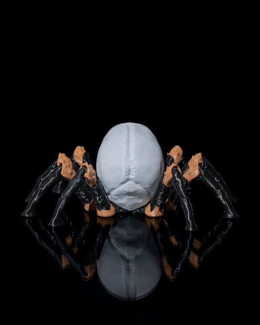 Halloween Totenkopf Spinne Bewegliches Spielzeug Tischdeko 7CM