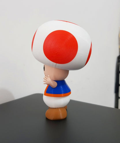 Super Mario Toad Bemalte Figur