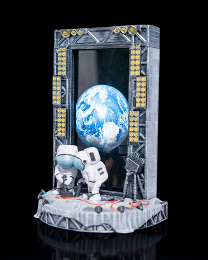 Dekorativer Telefonständer mit Astronauten- und Mondmotiv, 20 CM
