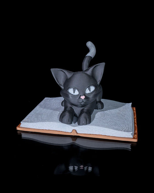 Kedi Boyutlu Kitap Dekoratif Obje 18CM