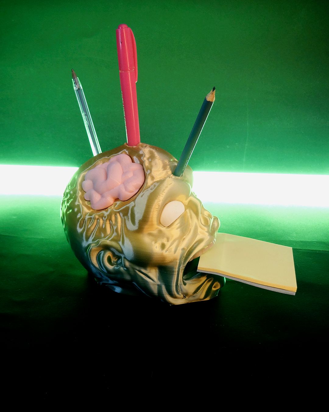 The Walking Dead Zombie-Stiftehalter und Notizhalter, dekoratives Schreibtischobjekt, 10 cm