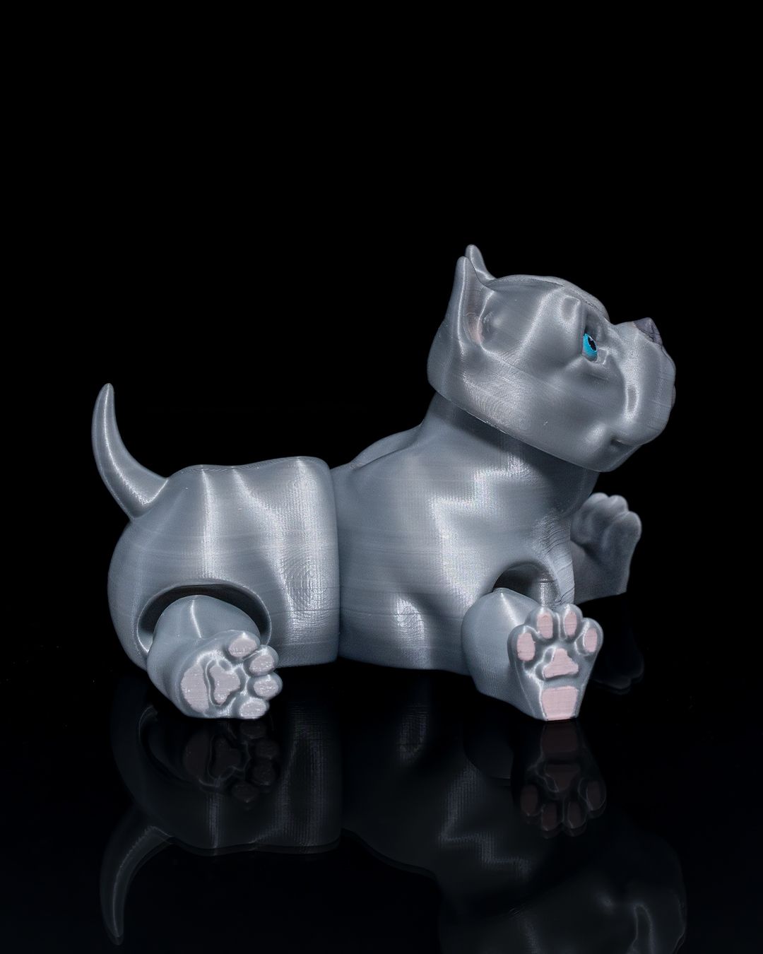 Amerikan Bully Hund Spielzeug Pitbull Bewegliches Spielzeug 15CM