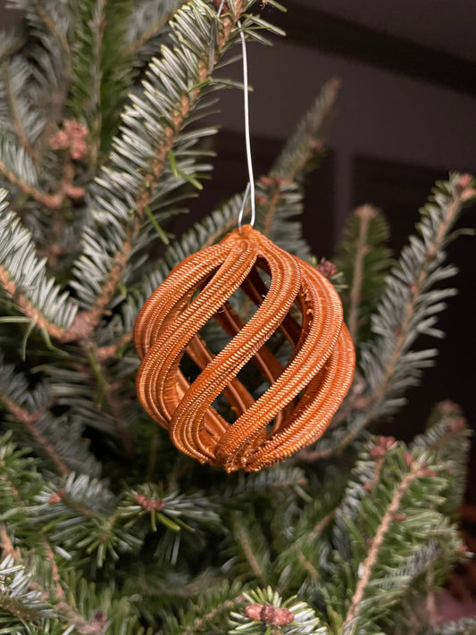 Spiral Yılbaşı Ağacı Süsü Yılbaşı Ağacı Süsü Top 13CM