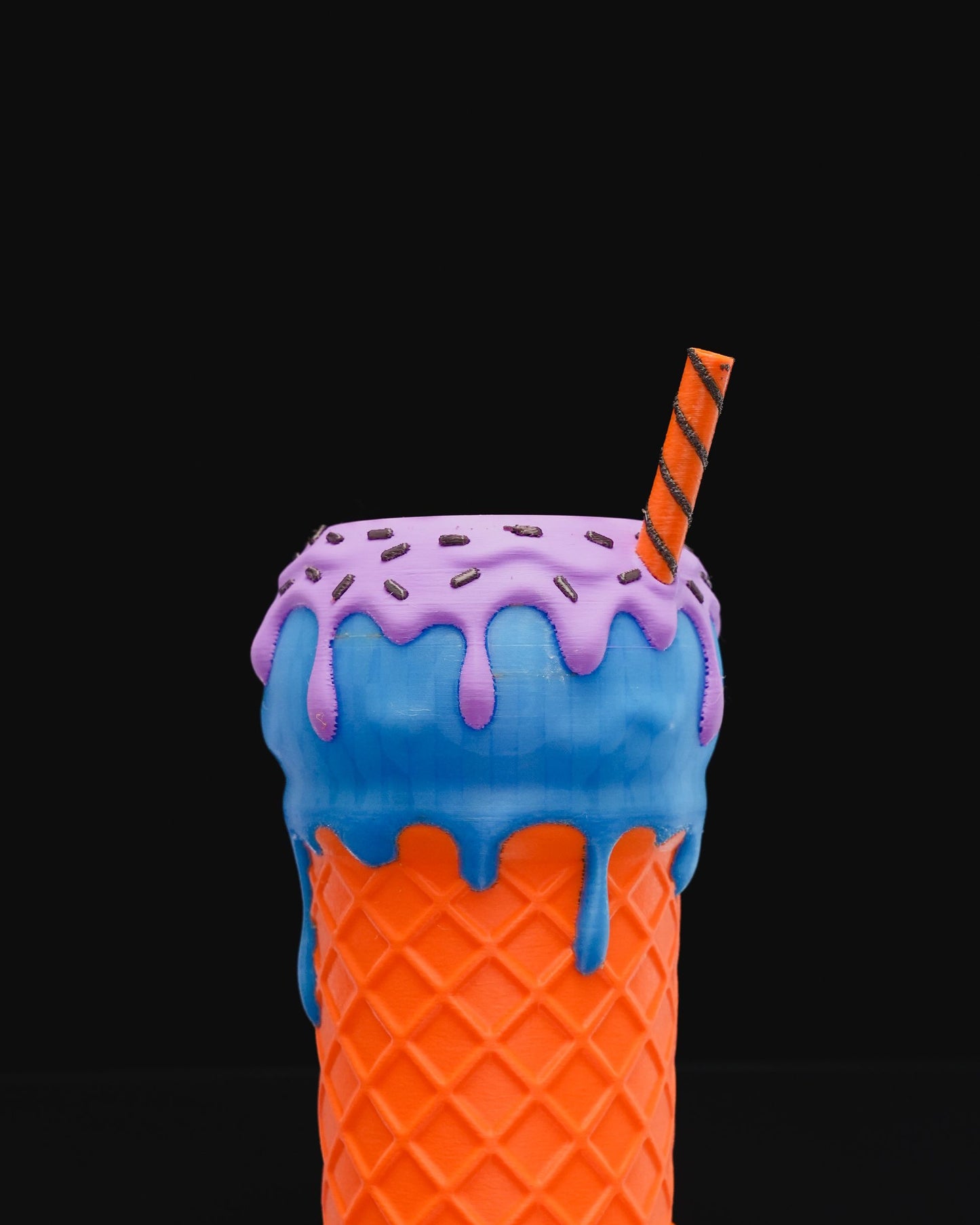 Becherhalter mit Eiscreme-Motiv