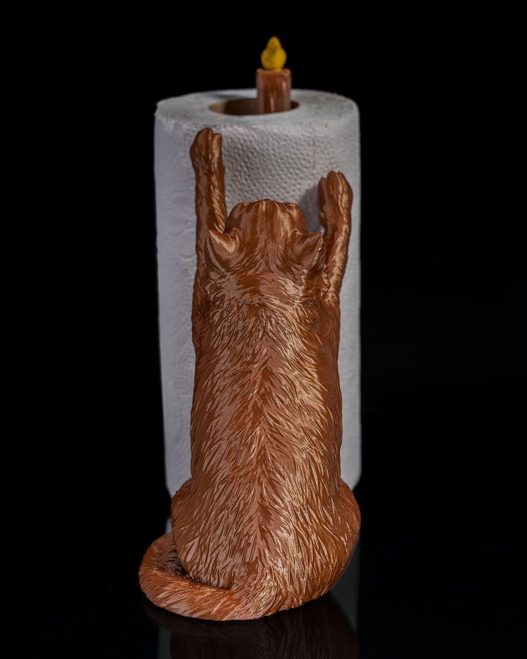 Küchenrollenhalter Katze & Vogel Thema Küchenrollenhalter