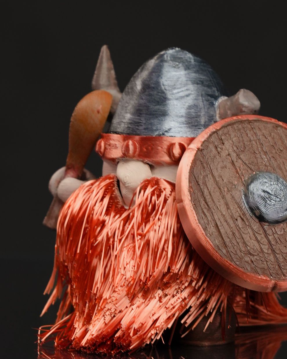 Wikinger Zwerg Hornhelm Trio Hjalmar Hornhelm Dreier Figur