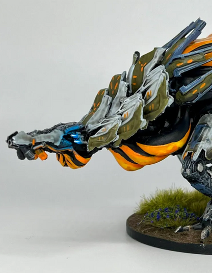 Horizon Forbidden West Bellowback Painted Figur Horizon Zero Dawn Bellowback Figur
