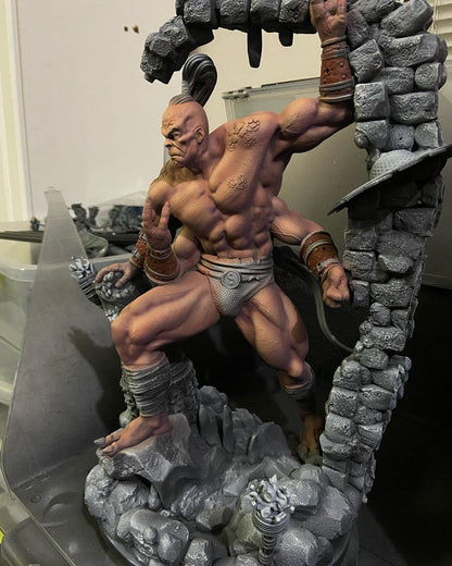 Mortal Kombat Goro Figur Mortal Kombat Goro Objekt Groß 25CM