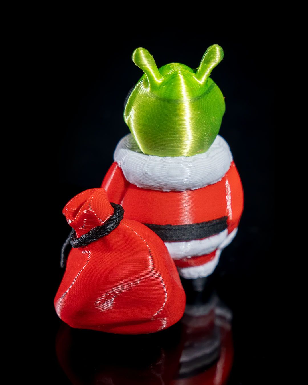Weihnachts-Anhänger Außerirdischer Weihnachtsmann Weihnachtsbaumschmuck Weihnachtsmann 18CM