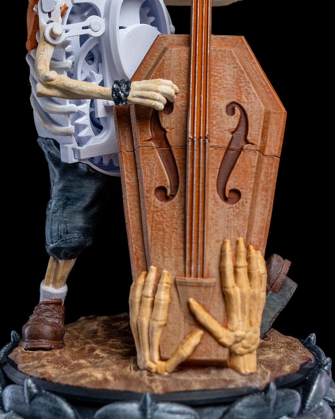 Mechaniker - Raybone Brown Bemalte Figur 15 cm