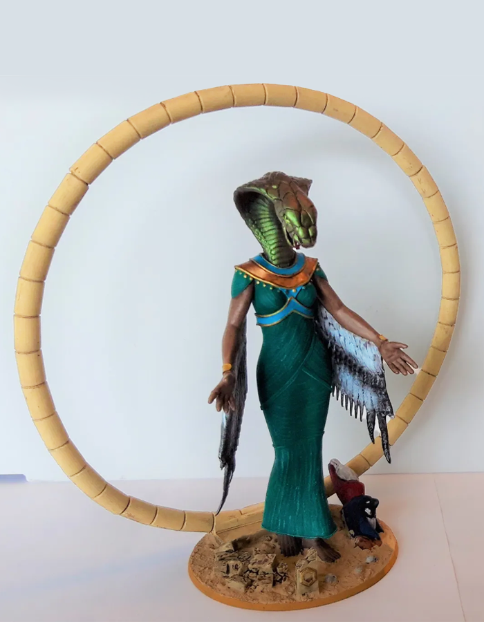 Wadjet Ägyptische Göttin Figur Buto Ägyptische Göttin Figur Groß 20CM