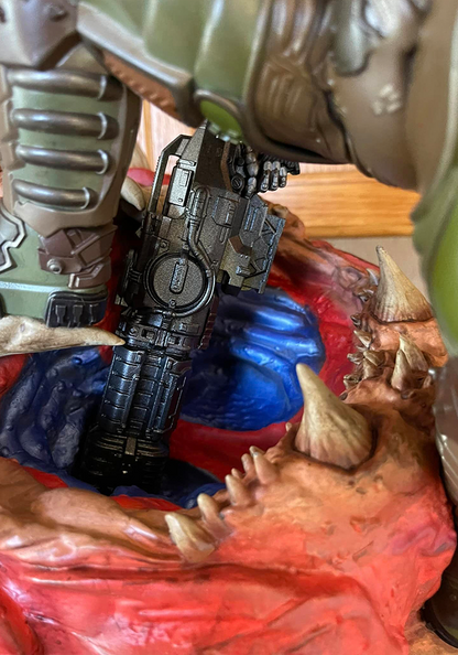Doom Slayer Figur Doomguy Objekt Doom Cacodemon Figur 65CM Riesen Größe