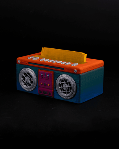 90er Retro Radio Box Telefonhalter Schreibtisch Dekoration