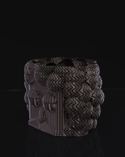 Frank Dekorative Skandinavische Schwarze Vase 13CM