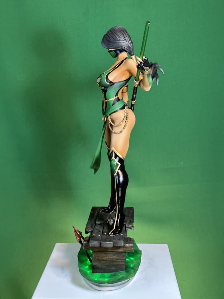 Mortal Kombat Jade Figur Mortal Kombat Jade Objekt Groß 25CM
