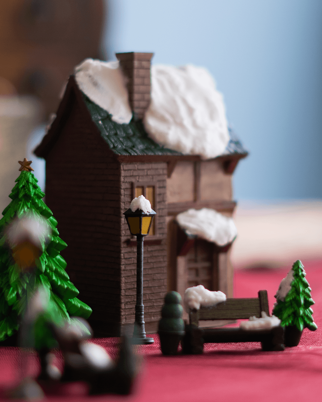 Weihnachtsdekoration Tischdekoration Neujahrsdorf Weihnachtsdorf