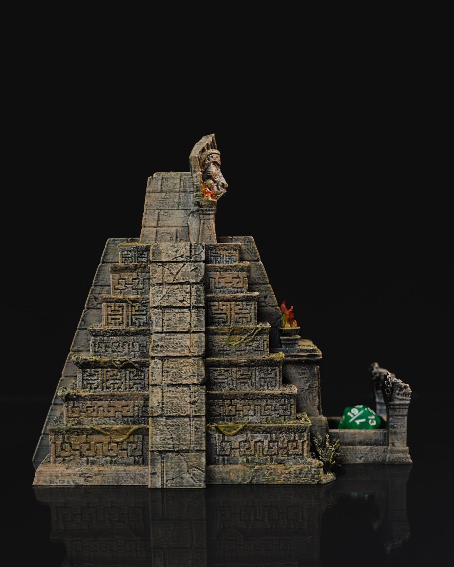 Antiker Tempel Dekorative Objekt Würfelturm 18CM