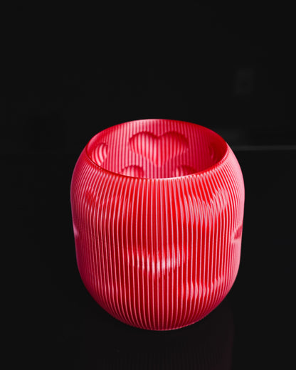 Romantische Herz-Vase Valentinstags-Geschenk-Vase