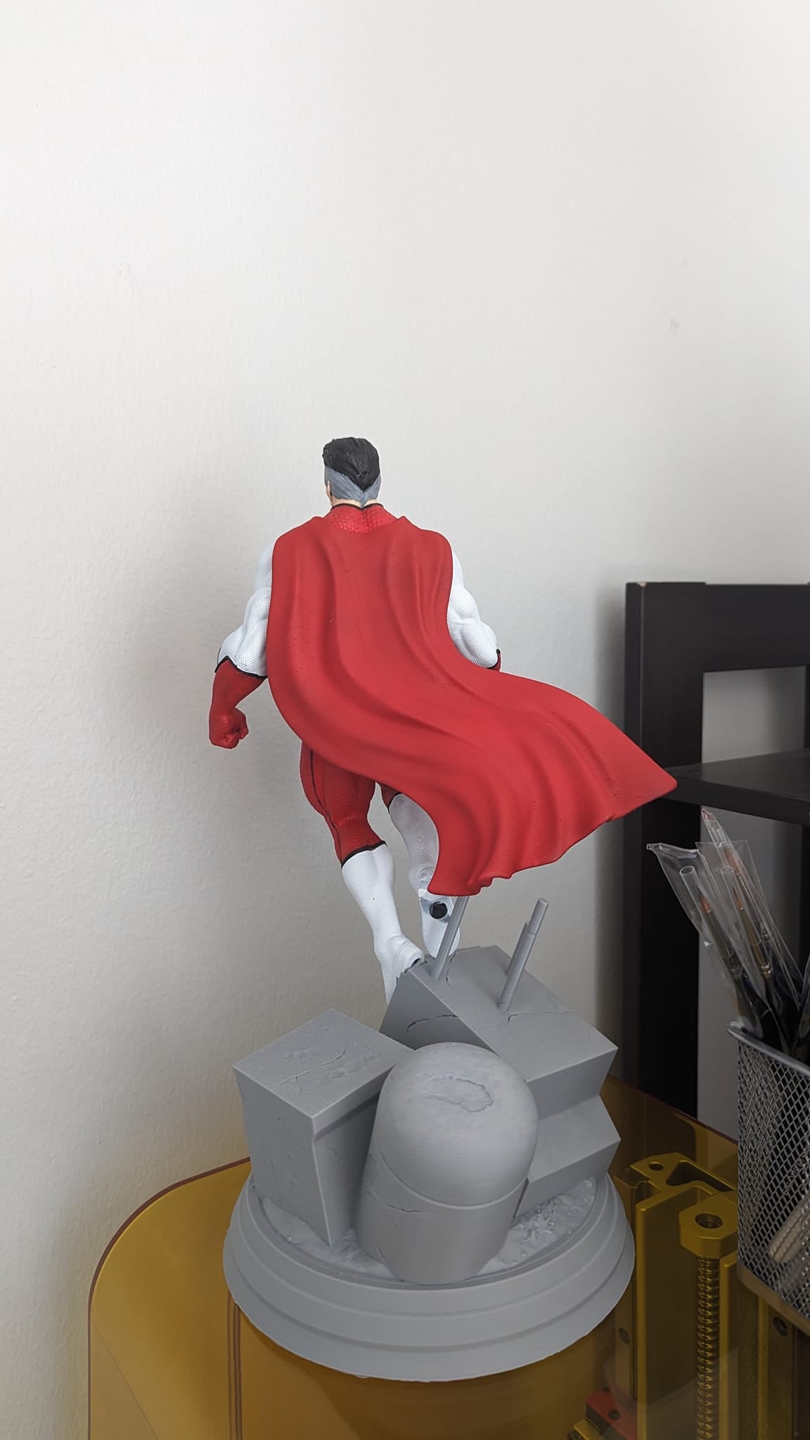 Invincible Omni Man Bemalte Figur Nowl-Ahn Figur Groß 25CM