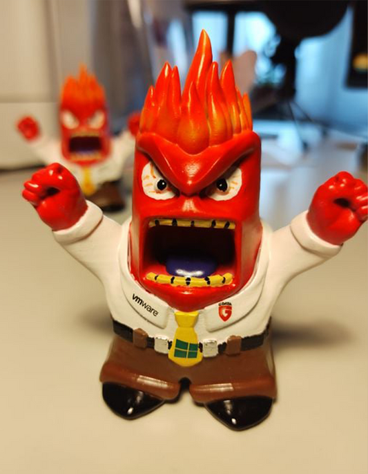 Inside Out 2 Anger Figür Ters Yüz 2 Öfke Figür 13CM