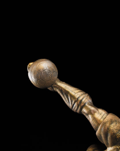 Fussballspieler-Figur, Volleyschuss, 25 cm (RIESENGRÖSSE)