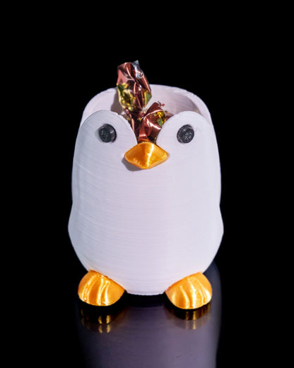 Weihnachtsdekoration Pinguin-Zuckerdose Pinguin-Schokoladenbox 10CM