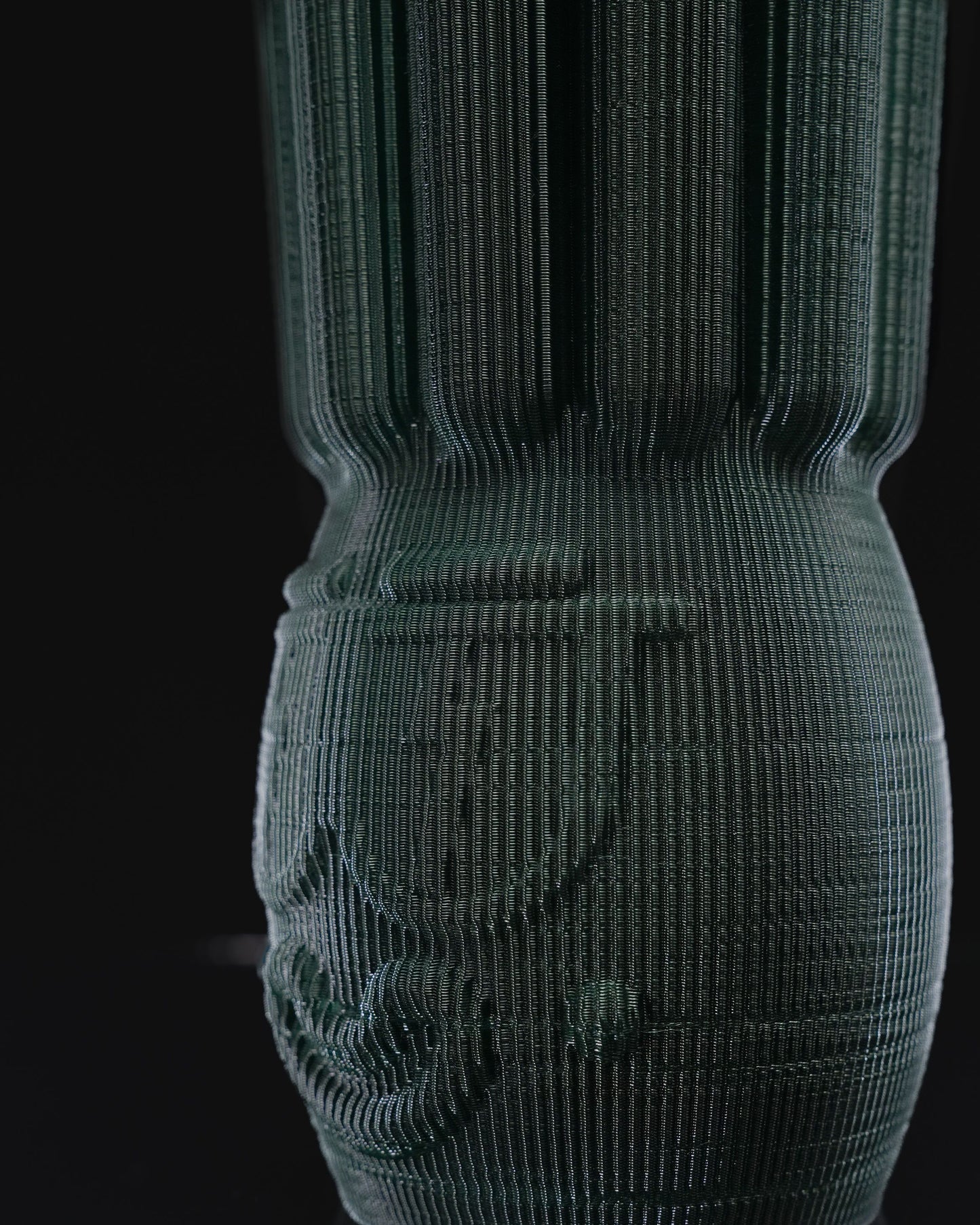 Mr. Cool Dekorative skandinavische schwarze Vase