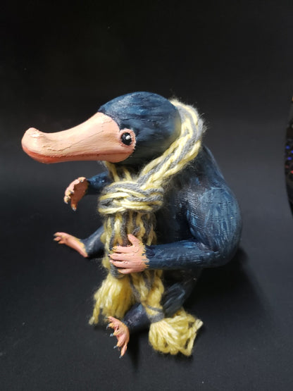 Harry Potter Niffler Bemalte Figur Phantastische Tierwesen Niffler Figur 17CM