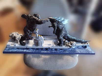Godzilla vs. King Kong Figur Godzilla Desktop Dekoration großes Modell