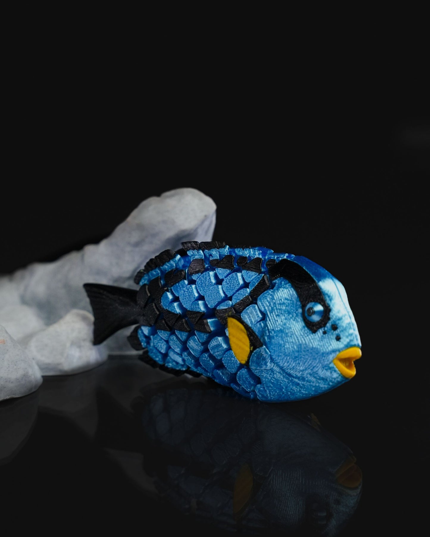 Findet Nemo Blauer Paletten-Doktorfisch Dekofigur mit Ständer 11CM