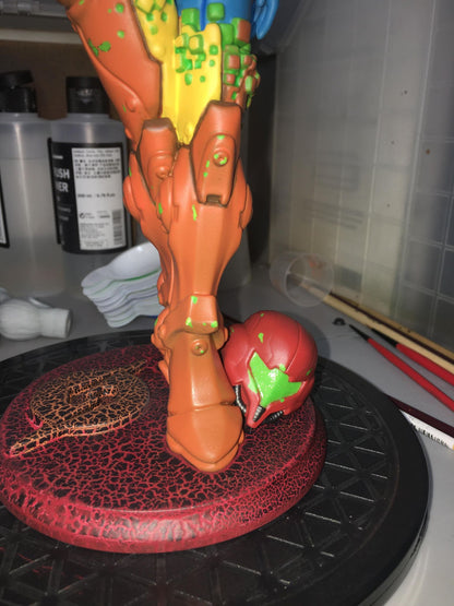 Metroid Samus Aran Figur Samus Aran Objekt Groß 25CM