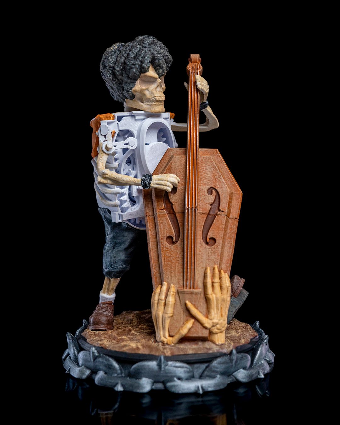 Mechaniker - Raybone Brown Bemalte Figur 15 cm