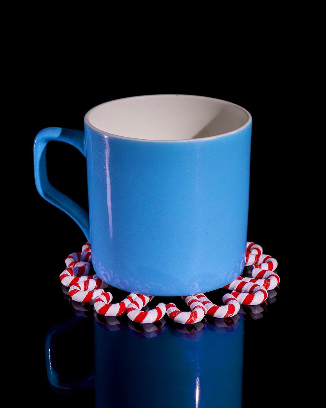 Zucker-Weihnachtsschmuck, Weihnachtsbonbon-Untersetzer 10CM