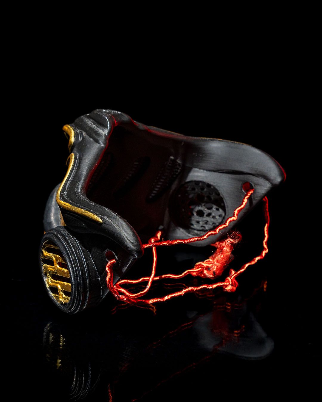 Halloween-Samurai-Maske Cyber-Samurai-Maske Halloween-Samurai-Maske