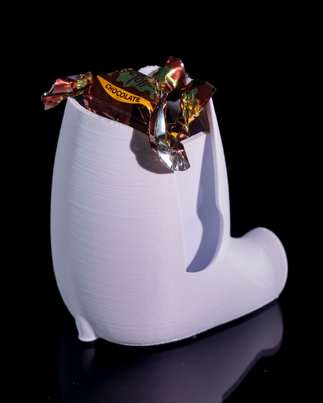 Neujahrsdekoration Eisbär Bonboniere Eisbär Pralinenschachtel 15CM