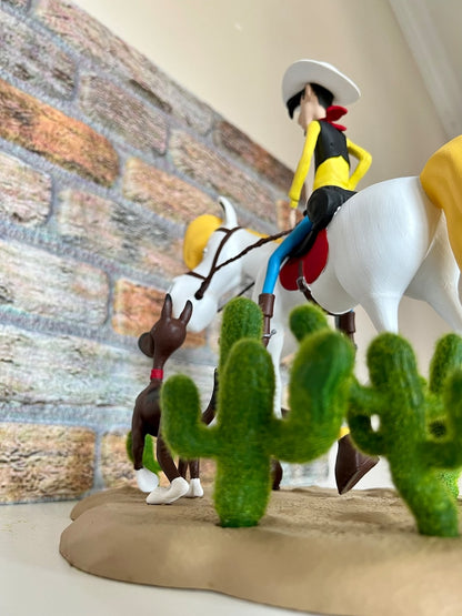 Lucky Luke Figur Red Kit Figur 25CM Groß