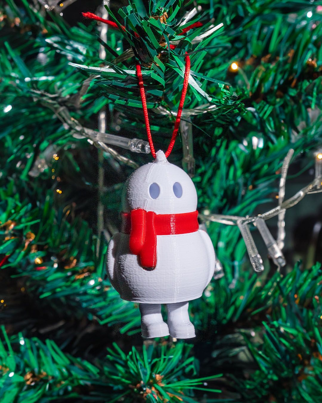 Schneemann Schlüsselanhänger Weihnachtsbaumschmuck Schneemann 5CM