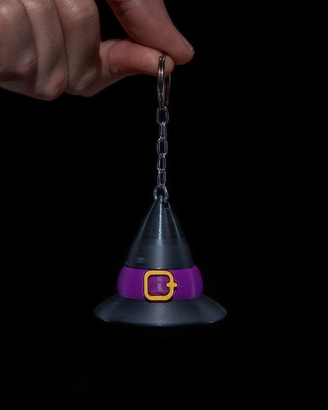 Halloween Hexenhut Schlüsselanhänger Taschenanhänger mit Kette