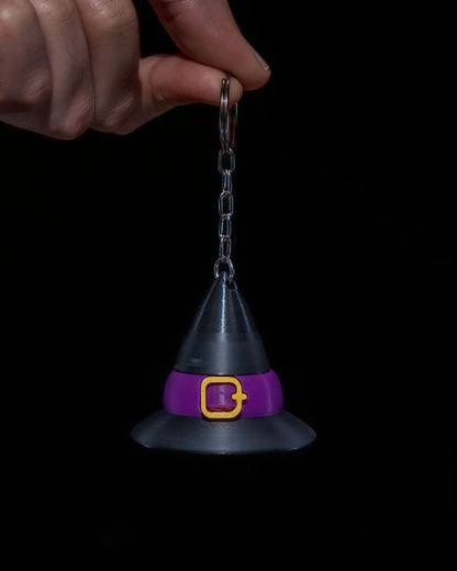 Halloween Hexenhut Schlüsselanhänger Taschenanhänger mit Kette