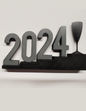 Weihnachtsdekoration 2024 Desktop-Dekoobjekt 20CM